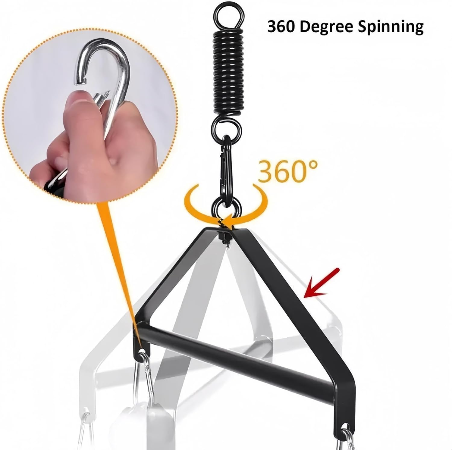 Love Swing Sex Furniture for the Ceiling Extra Robust SM Bondage Set Sex Toy for Couples up to 499 kg Load Capacity – Bild 3