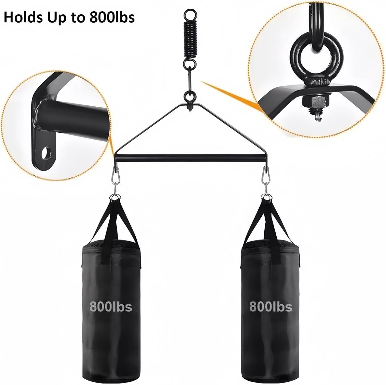 Love Swing Sex Furniture for the Ceiling Extra Robust SM Bondage Set Sex Toy for Couples up to 499 kg Load Capacity – Bild 4