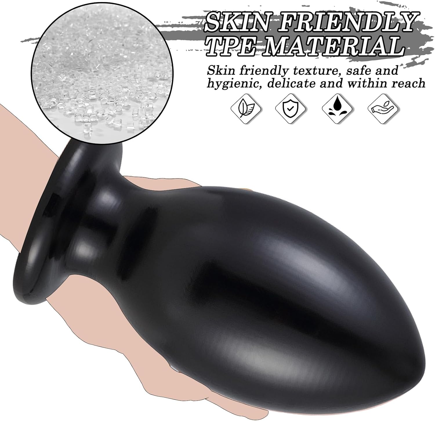 BDSMLOVE Plug for Women Men, Butt Plug, Toy Plug, Sex Toy, Plug, Expander, Toys, Erotic Sex Toy for Couples, Extreme Sex (XXL) – Bild 3