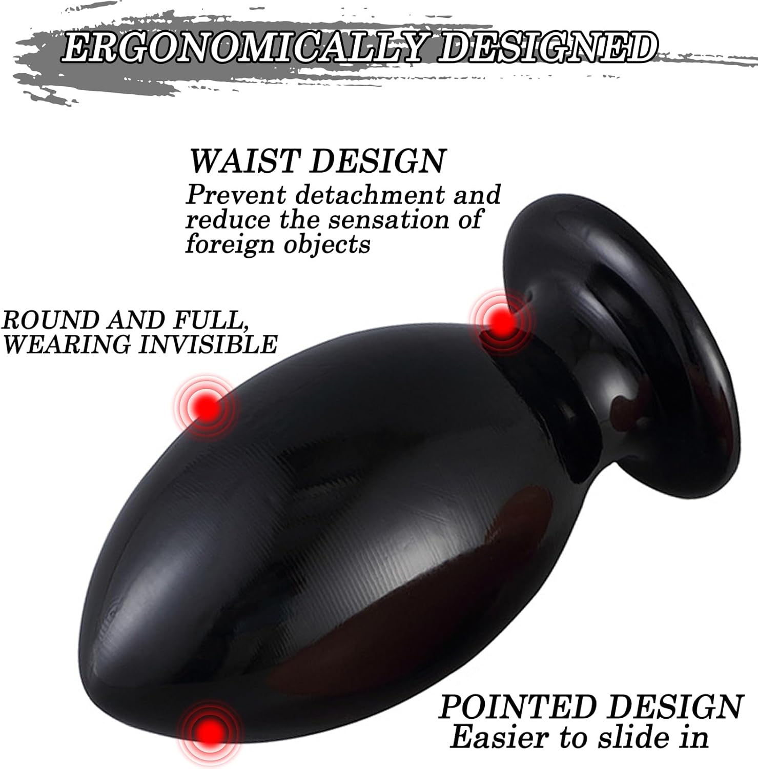 BDSMLOVE Plug for Women Men, Butt Plug, Toy Plug, Sex Toy, Plug, Expander, Toys, Erotic Sex Toy for Couples, Extreme Sex (XXL) – Bild 5