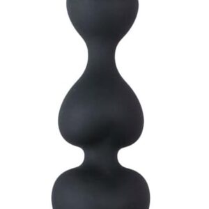 EasyToys Anal Collection – Anal Chain with Pull Ring – 18.5 cm / 3.35 inch / 7.28 inch – – Black Anal Beads – For him and her