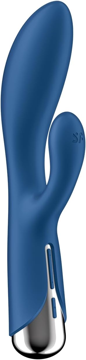 Satisfyer Spinning Rabbit 1 Rabbit Vibrator, Rotation for G-Spot and Clitoris, Silicone Sex Toy for Women, Stimulation with Rotating Function, 12 Vibration and 5 Rotation Programmes, Blue – Bild 8