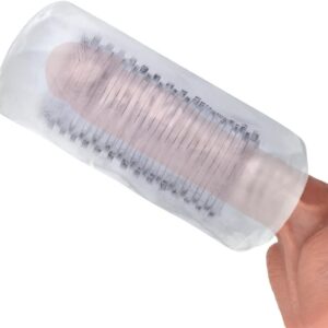 SXOVO Reusable Masturbation Aid for Men, Mini Masturbator Cup Transparent Masturbating Manual Masturbator Man Sex Toy for Man Cup Portable Masturbators Sex Toy