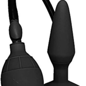 Dream Toys Menz Stuff Large Inflatable Plug, Length Approx. 14.50 cm, Diameter Approx. 10.0 cm, Black