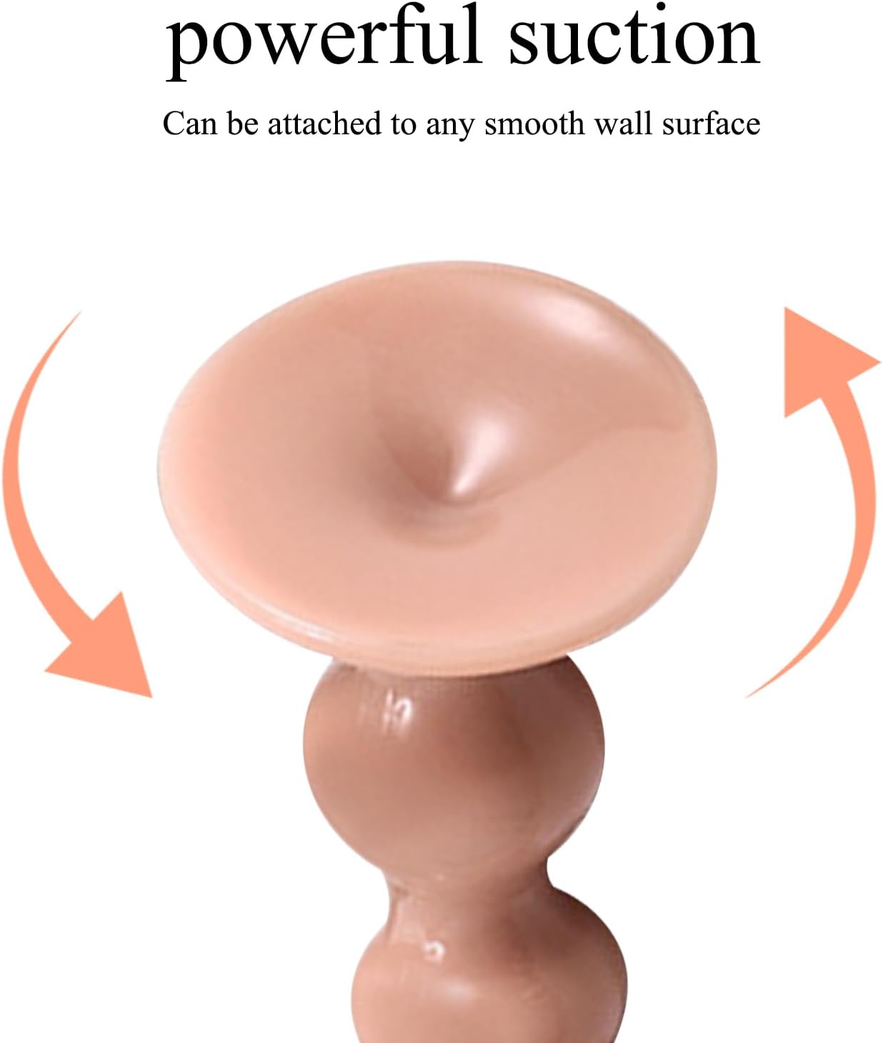 Dilos Men's Dilo Tail for Women, 250 mm Balls Chain Plugs Dildos with 8 Beads & Dildo Suction Cup, Dildo Giant Dildo XXL Toys, Plug for Men Women Beginners (L) – Bild 5