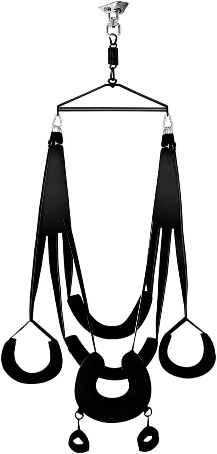 Love Swing Sex Furniture for the Ceiling Extra Robust SM Bondage Set Sex Toy for Couples up to 499 kg Load Capacity – Bild 2