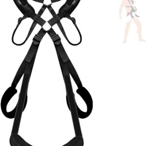 Jomyu BDSM Love Swing Sex Toy Extreme Sex Toy Bondage Set Extreme Sex Swing with Seat Elegant Position Master Restraint Sling Sex Swing with Wide Padding SM Sex Toy for Couples