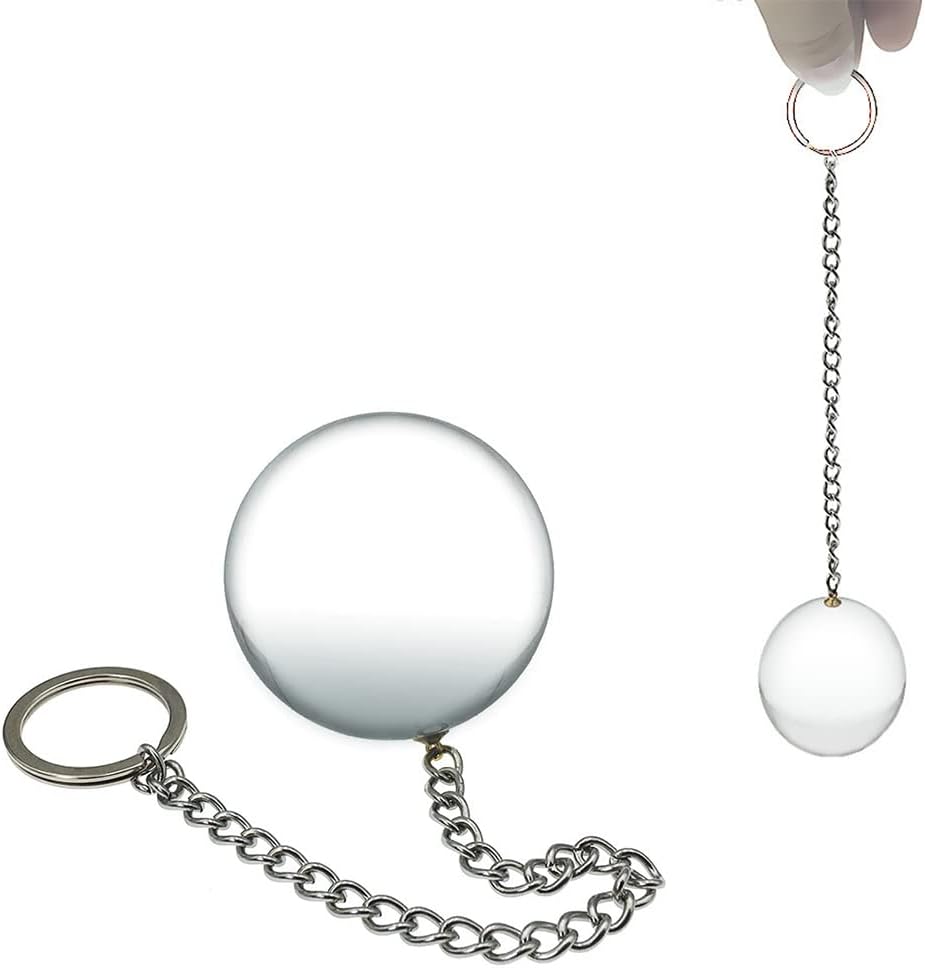 Xuomt Set of 3 Long Chain Glass Balls Chain Beads Plug Set Glass Beads Crystal Balls Vaginal SM Erotic Sex Toy for Adults for Men Women (70 mm) – Bild 4