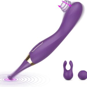 High Frequency G-Spot Vibrators for Her Clitoris, Adorime Fluttering Clitoris Vibrator for Women, Waterproof Clitoris Stimulator, Erotic Sex Toy for Her Vaginal and Nipple Stimulation