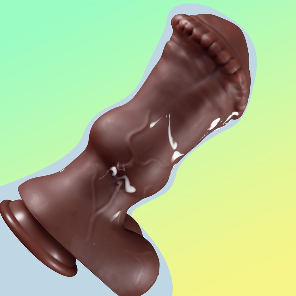 Wxcbd Realistic Horse Dildo Animal Dildo S/M/L with Suction Cup Big Silicone Horse Dildo Plug Monster Flexible Dildo Prostate G-Spot Didlo Tail Sex Toy for Women Men (S) – Bild 5