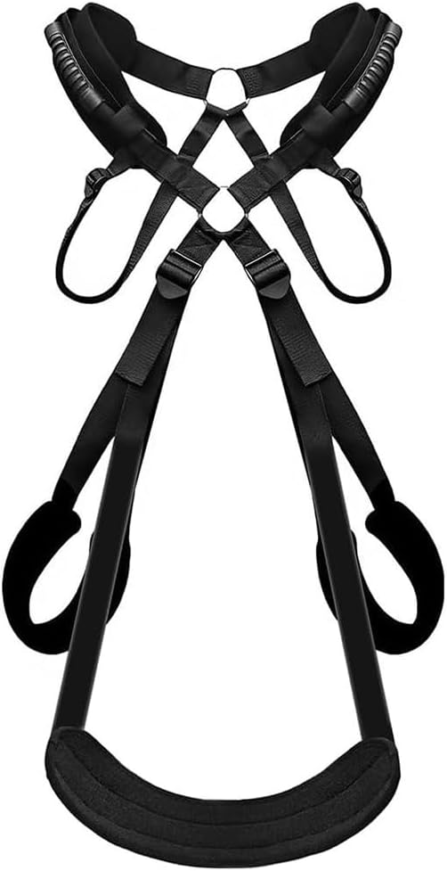 Jomyu BDSM Love Swing Sex Toy Extreme Sex Toy Bondage Set Extreme Sex Swing with Seat Elegant Position Master Restraint Sling Sex Swing with Wide Padding SM Sex Toy for Couples – Bild 6