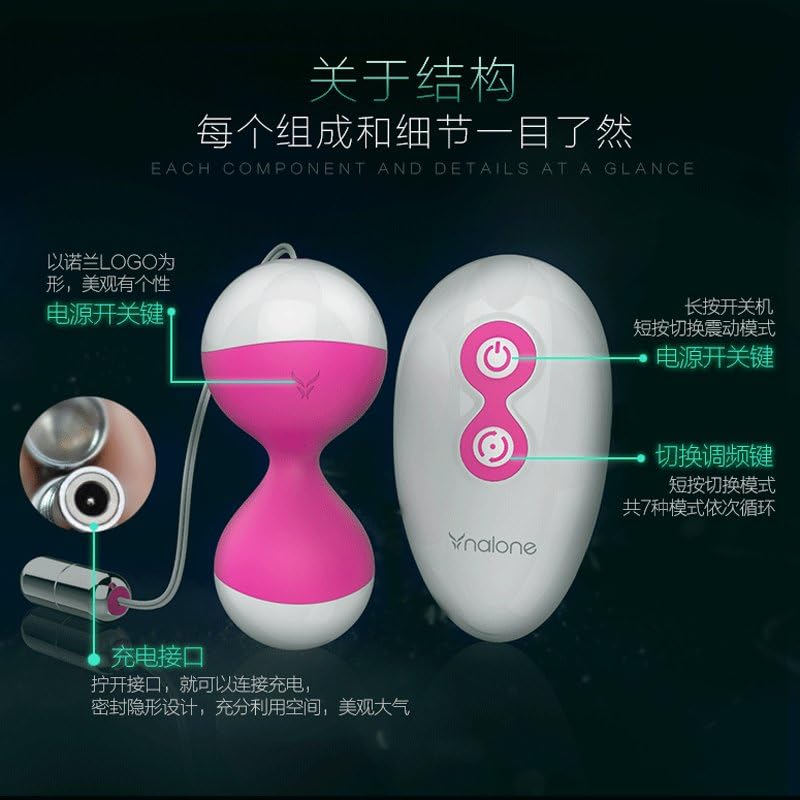 Nalone Miu Miu Remote Control USB Rechargeable Vibrating Kegel Balls – Bild 4