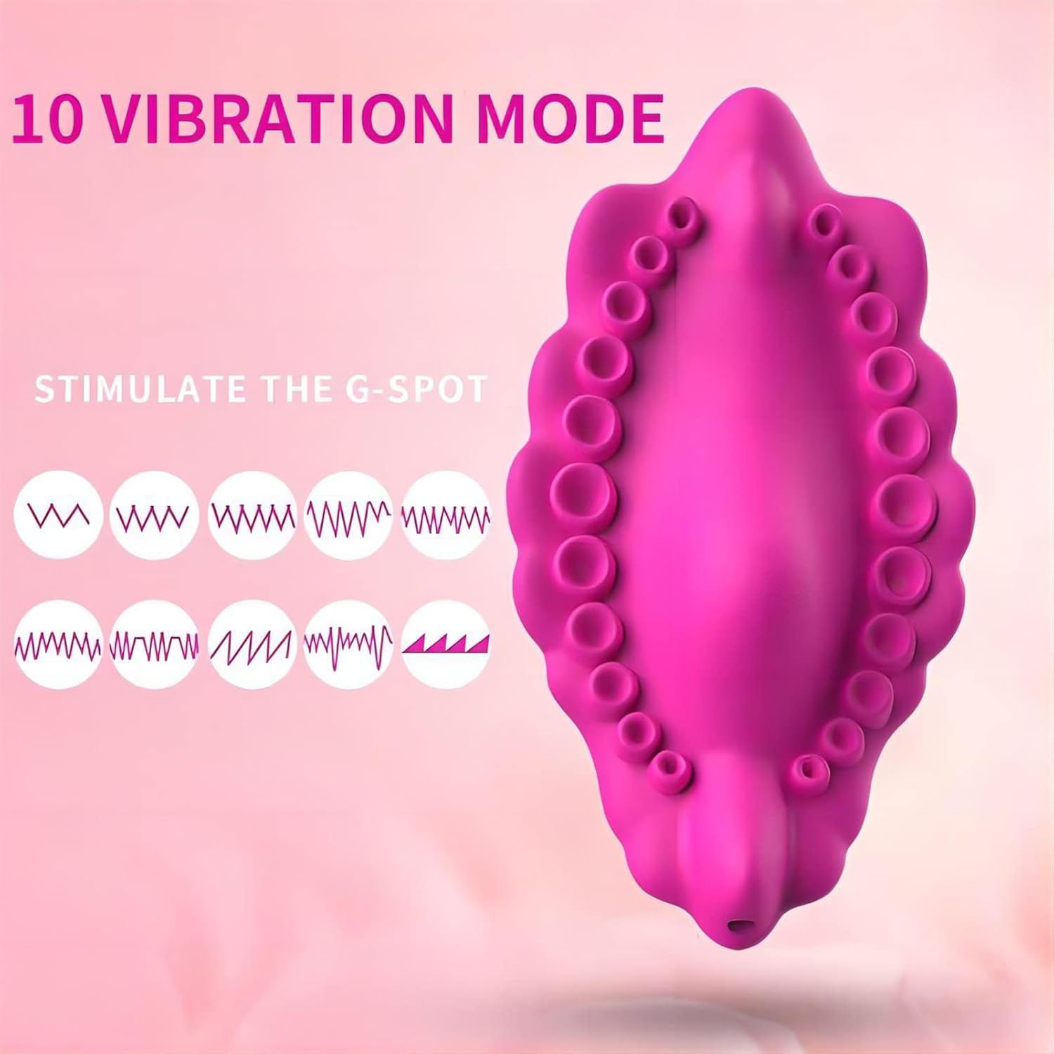 ChicLSQ App Bluetooth Panties Vibrating Egg with 10 Vibration Modes Mini Butterfly Vibrators for Her Clitoris Vagina and G-Spot Stimulation Portable Bullet Vibrator Sex Toy for Women Couples (B) – Bild 2