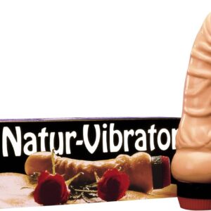 Orion 551333 Natur-Vibrator, Gleitmaterial 17 cm lang, Ø 3,5 cm, stufenlos regelbar