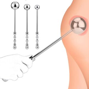 235 mm Extra Long Balls Beads Beads Chain Plug Metal Balls Extra Large Plug for Men XXL Egg Butt Plug Vagina Masturbation SM Sex Toy for Men Women (30 mm)