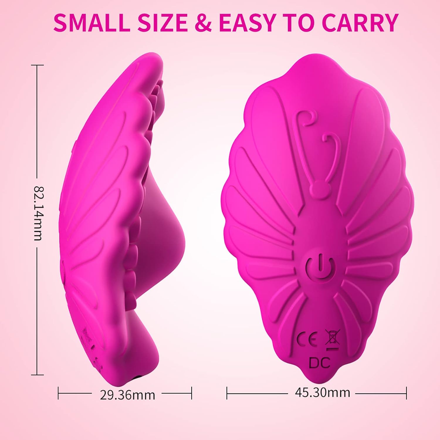 ChicLSQ App Bluetooth Panties Vibrating Egg with 10 Vibration Modes Mini Butterfly Vibrators for Her Clitoris Vagina and G-Spot Stimulation Portable Bullet Vibrator Sex Toy for Women Couples (B) – Bild 5