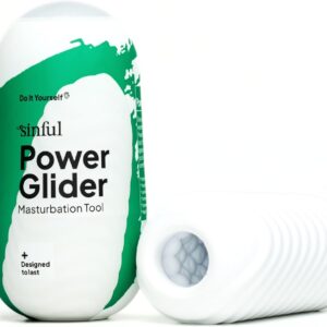 Sinful Masturbation Egg – Power Glider Masturbator Egg – Masturbating for Men Egg – Pocket Egg Sex Egg – Reusable Pussy Masturbating for Men Egg