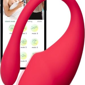 MySecretCase Quiet Vibration Eggs with App – Vibro Egg for Couples, Sex on the Go, Sex Toy G Spot Woman, Vibrator Remote Control Sex Toy, Remote Control Mini Couple Vibrator, Women Love Balls for Two