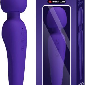Pretty Love Meredith Stick Vibrator, Purple, 5 x 21.5 cm