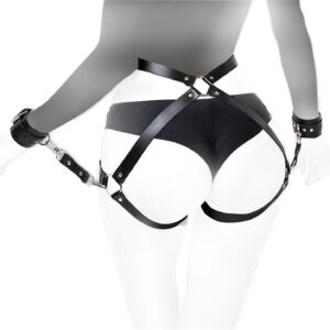 Handcuffs Sex Bed, Bondage Restraints Sex Set with Legs Away, WUUDOA Sex Toy for Couples, Women, Extreme, Soft Sponge, BDSMS Toy, Extreme for Women, Sex Toys for Couples, Fetish