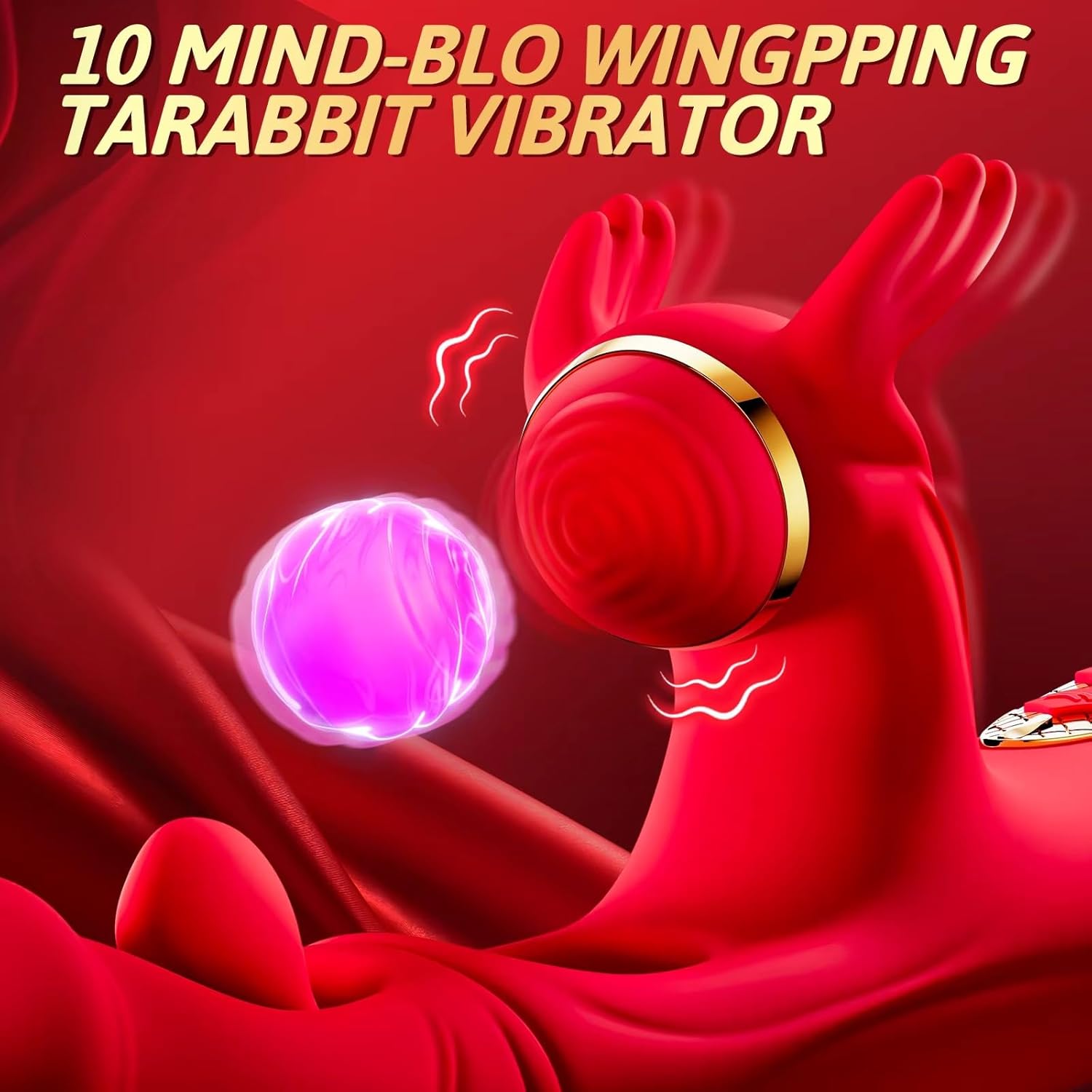 Guspiun 4-in-1 Dildo Vibrator Women Clitoris G-Spot Stimulator with 7 Double Tongue Lick and 10 Vibration Modes Rabbit Vibrator Couples Erotic Masturbating Sex Toy – Bild 4