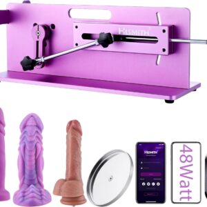 Hismith Premium Sex Machine with KlicLok System, App Controlled Love Machine, Adjustable Butt Machine for Adults for Men and Women, 48 Watt, Table Device