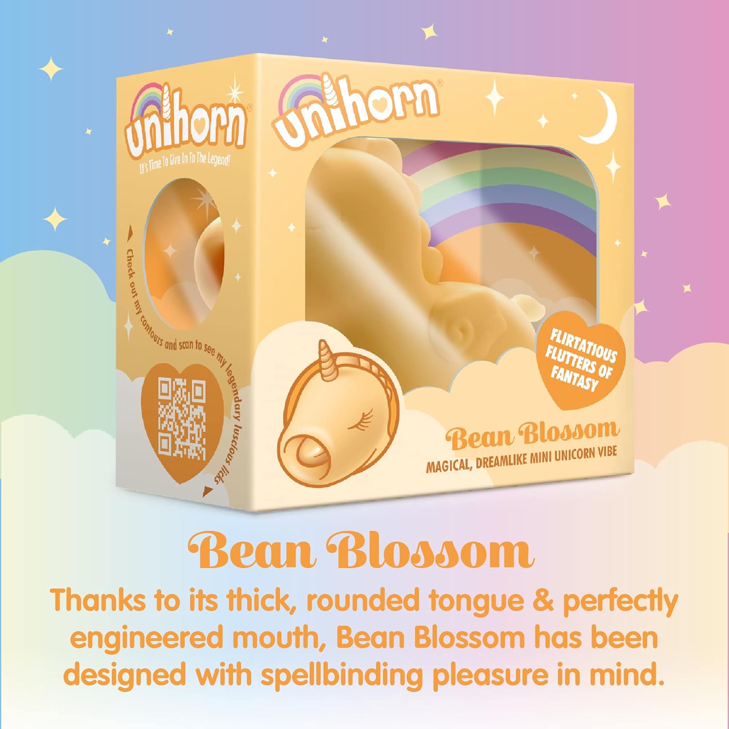 Unihorn Bean Blossom Mini Vibrator - Unicorn Vibrators with Powerful Pulses of Pleasure; Unicorn Sex Toys for Women, Small Vibrator and Cute Ladies Personal Toys – Bild 4