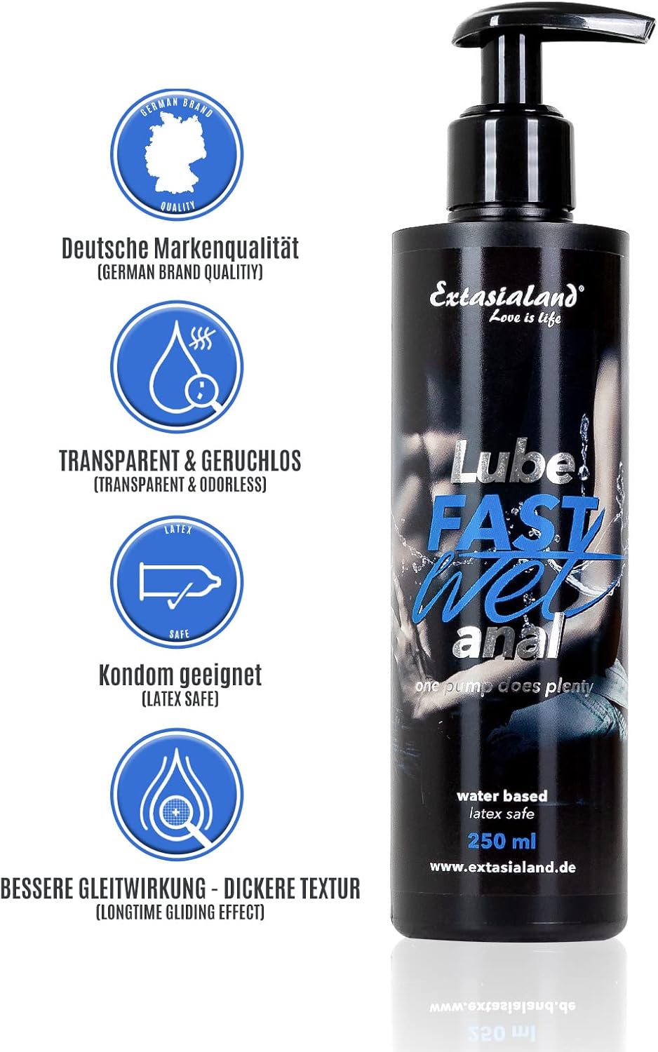 Fastwet® Lubricant - Lubricant Sex and Sex, Sex Toy for Women and Men - Various Variants ( 250 ml) – Bild 2