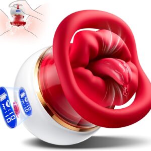 Vibration for Women Sucking Sex Toy, 5-in-1 Vibrator Sets Sex Toy for Women with LCD & 10 Sucks & 10 Tongue Licking & 10 Vibrator, Clitoris G-Spot Nipple Vibrators for Couples