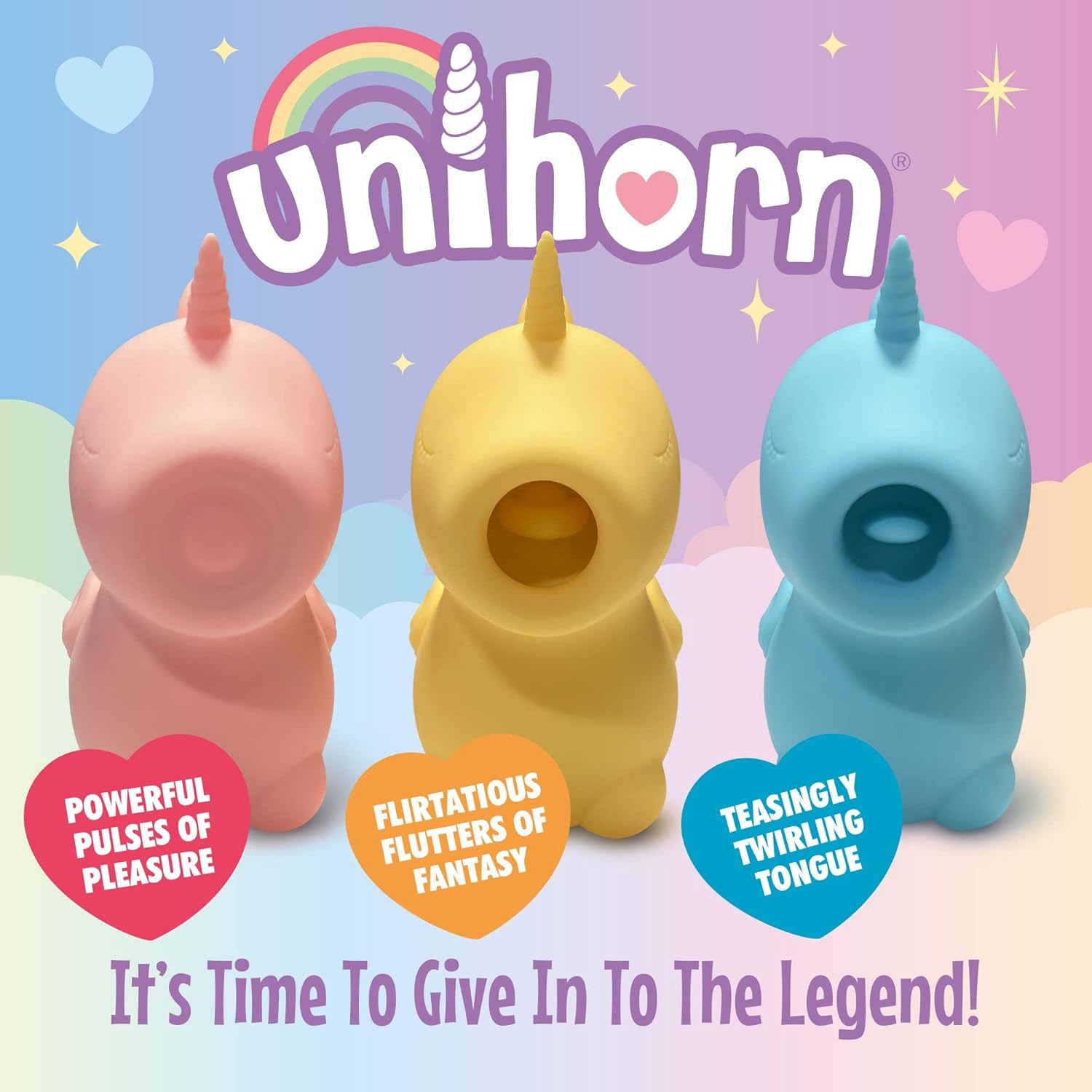 Unihorn Bean Blossom Mini Vibrator - Unicorn Vibrators with Powerful Pulses of Pleasure; Unicorn Sex Toys for Women, Small Vibrator and Cute Ladies Personal Toys – Bild 7