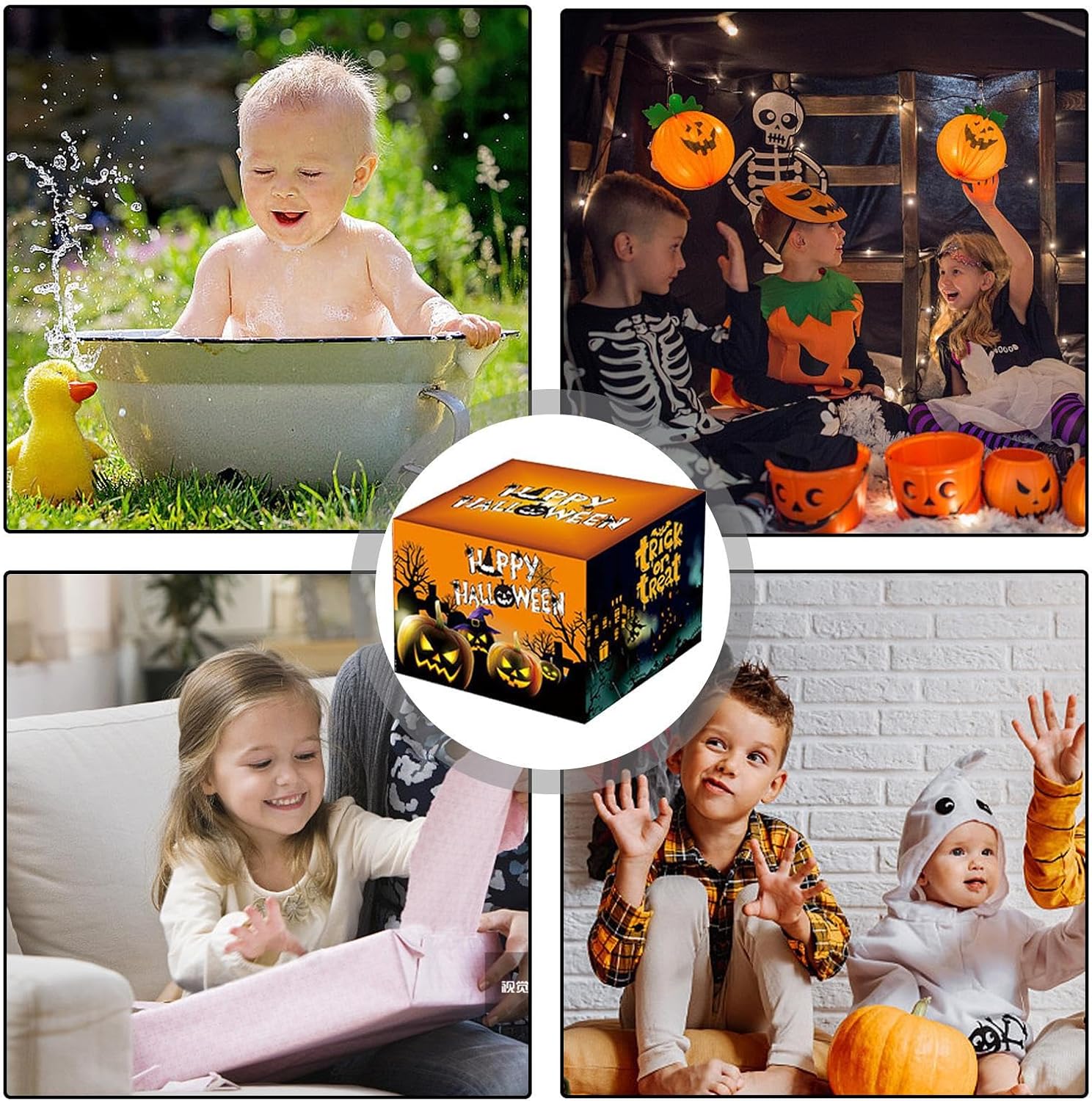 Halloween Rubber Dolls - 24 Different Shower Ducks for Party Favors | Floating Bath Toy for Bags with Stuff or Treats, Carnival Prizes, Gift Bags, Gifts – Bild 5