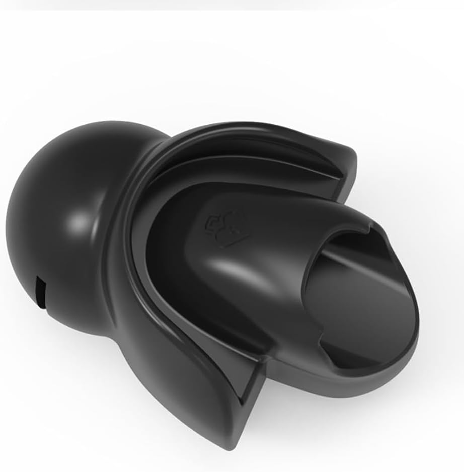 Jomyu BDSM Silicone Ball Gag Tongue Fixation with Ball Gag Adjustable Slaves Fetish Sex Game Sex Toy for Couples Women Men Extreme (Red) – Bild 3