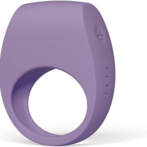 LELO TOR 3 Ring Vibrator Clitoral Stimulator with App Connection Cock Ring Vibrator Ring for Men Cock Ring Violet Dusk