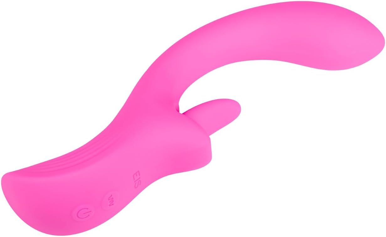 EIS, Silicone Rabbit Vibrator with Rotating Tongue, 22.5 cm, Waterproof (IPX7), Rechargeable, 2 Motors with 7 Programmes, Skin-friendly Material – Bild 7