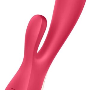 G-Spot Vibrator Satisfyer Mono Flex Connect App, Clitoris Vibrator for Her, Pressure Wave Vibrator with App, Clitoral Stimulator, Sex Toy for Women and Couples, Rechargeable 20.5 cm