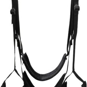 BDSM Fabric Love Swing Sex Swing Black