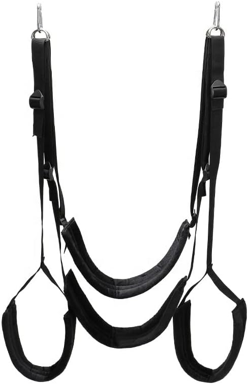 BDSM Fabric Love Swing Sex Swing Black