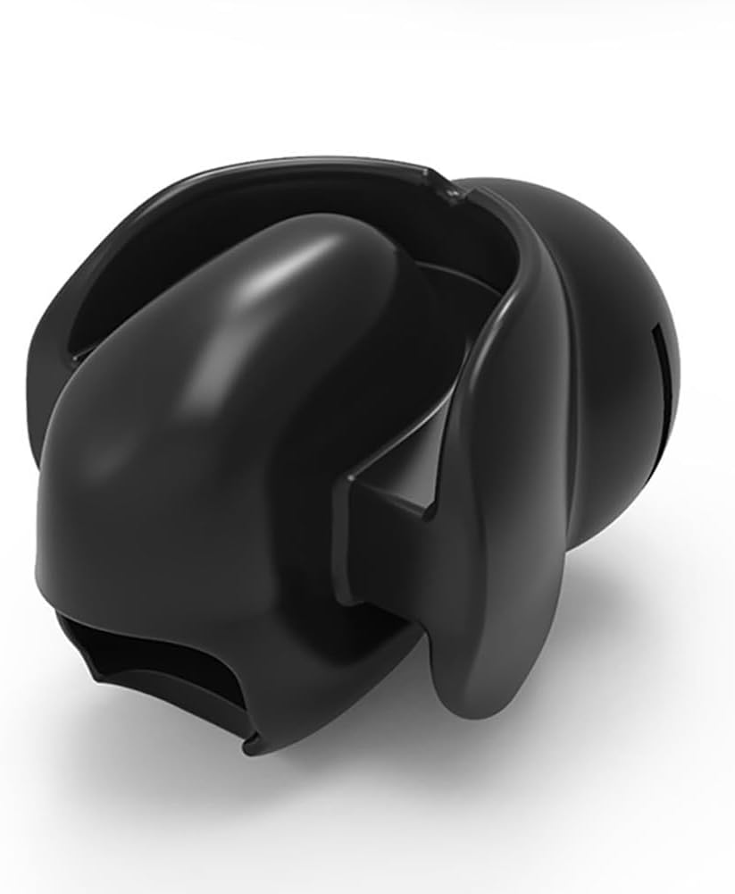 Jomyu BDSM Silicone Ball Gag Tongue Fixation with Ball Gag Adjustable Slaves Fetish Sex Game Sex Toy for Couples Women Men Extreme (Red) – Bild 5