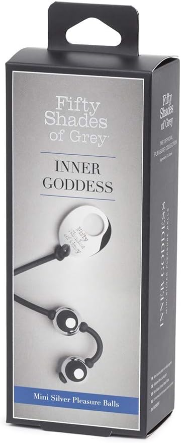 Fifty Shades of Grey Inner Goddess Silver Mini Love Balls for Pelvic Floor Training 7cm Circumference 85g – Bild 2