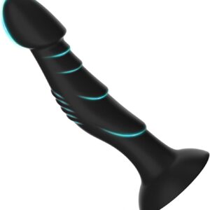 BDSMYOU 4.0 Butt Plug Silicone Plug for Women Men, Plug Dildo with Suction Cup, Butt Plug Dildos Balls Stretcher Butt Shower Toys, Dilos Men, Chain Toy (S)