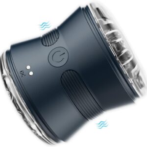 Electric Masturbator Cup with 10 Vibrations, Mastubrator Man Hands-Free Automatic Sex Toy Pump for Men Compact Waterproof Hands-Free Masturbators Cup Black