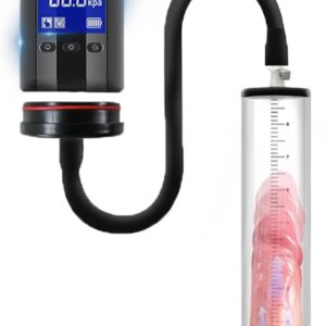 Electric Pump Vacuum Pump Masturbating Enlargement Pump for Erection Vacuum Subun Vacuum Pump with Various Modes SM Erection Masturbator Sex Toys (E:22.9 x 6.4 cm)