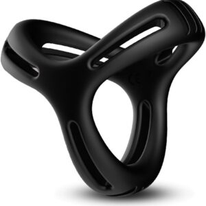 Multifunctional Silicone Yoga Ring Black Y Shape Silicone Tool, Stress Relief Ring Toy
