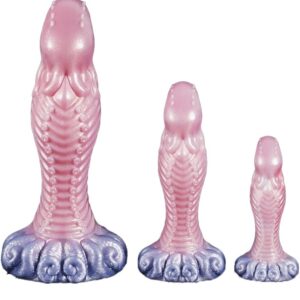 G-Spot Sex Toy for Women Men Couples Liquid Silicone Soft Alien Dildo with Strong Suction Cup Butt Plug Plug Monster Knot Dildo XXL Fantasy Animal Dilo Tail