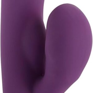 You2Toys Rabbit Petit Vibrator Intense G-Spot Vibrator with Clitoral Stimulation Arm for Women, 10 Vibration Modes, Ergonomically Shaped, Purple/Gold