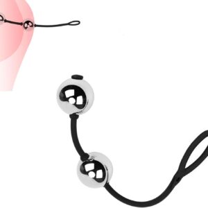 Love Balls for Women, Balls, Hooks, Balls for Men, Chain for Women, Balls for Women, Hooks for Women, Pelvic Floor Training, Masturbating for Women, Two Balls (20 mm,