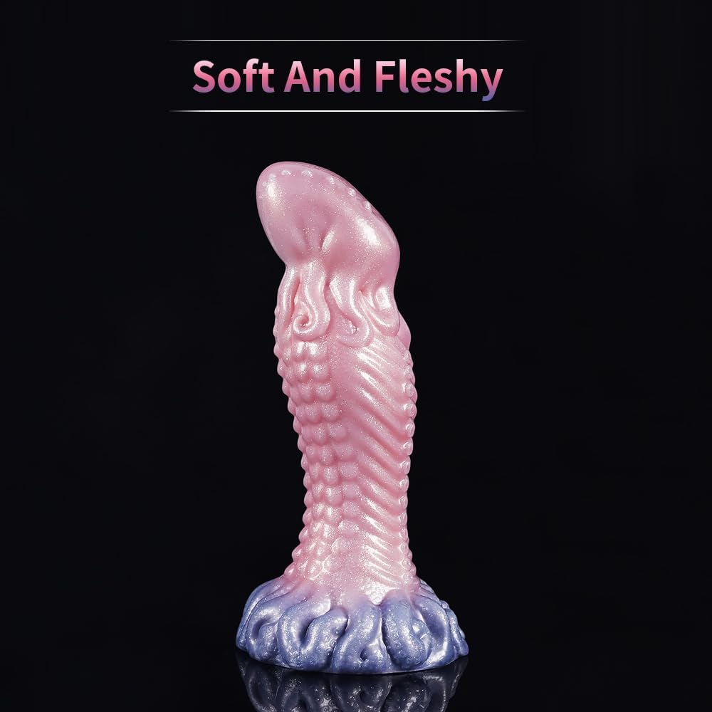 G-Spot Sex Toy for Women Men Couples Liquid Silicone Soft Alien Dildo with Strong Suction Cup Butt Plug Plug Monster Knot Dildo XXL Fantasy Animal Dilo Tail – Bild 3