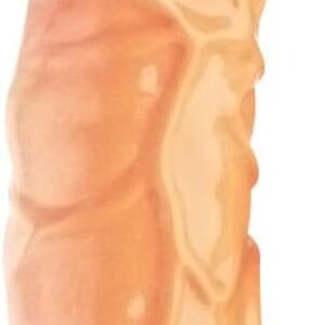 Orion ‚Real-Look‘ 550019 Veined Dildo Vibrator Soft lubricated material. Length: 21 cm, Ø 4 cm-4.5 cm. Adjustable vibration power.