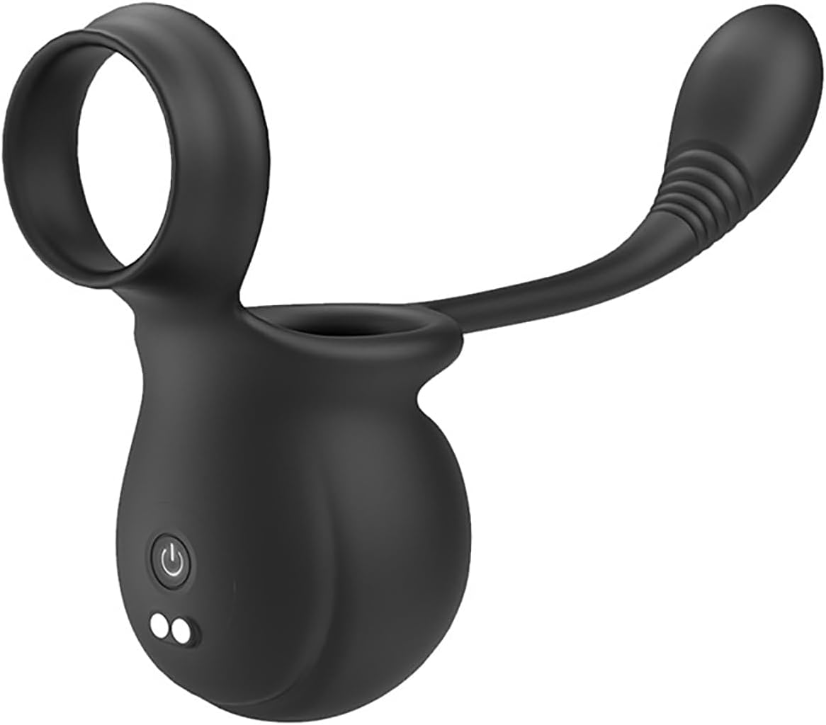 Ring Vibrators App Controlled Lock Ring Egg Wrap Massager with 9 Vibration Modes for Long-Lasting Erection Ring for Testicles Massager Sex Toy for Men