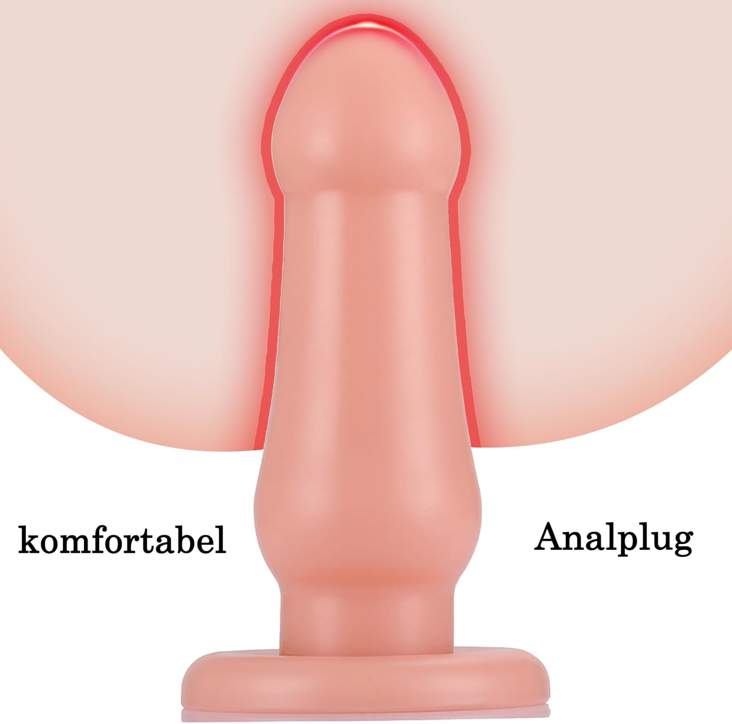 BDSMAGE Dildo XXL with Suction Cup, Plug Butt Plug Toys Plugs Sex Toy Stretcher Toys Erotic Sex Toy from 18 for Couples Women Men Extreme (Flesh Colour) – Bild 6